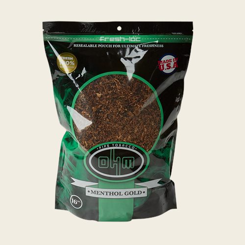 Ohm Menthol Gold Pipe Tobacco 16oz Bag