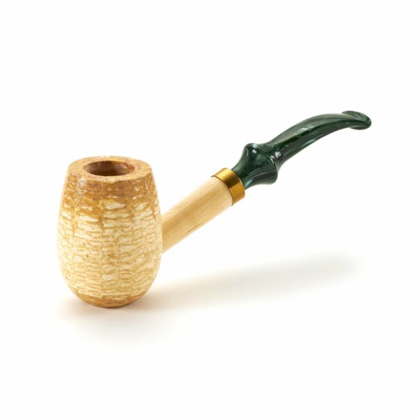 The Emerald Corn Cob Pipe Bent