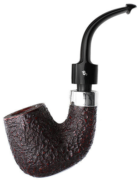 Peterson Pipes House Pipe Sandblasted Bent P-Lip