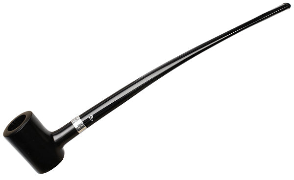 Peterson Pipes Churchwarden Ebony Silver Mounted Tankard Fishtail