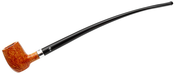 Peterson Pipes Churchwarden Natural Silver Mounted Barrel Fishtail