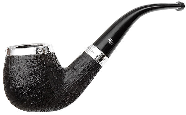 Peterson Pipes Silver Cap Sandblasted (68) Fishtail