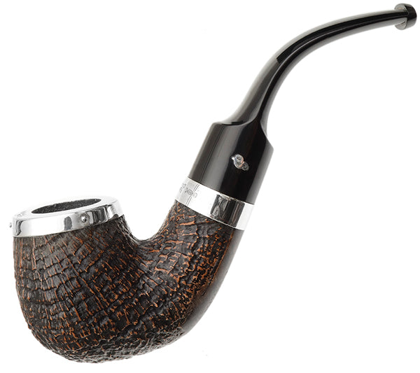 Peterson Pipes Silver Cap Sandblasted (X220) Fishtail