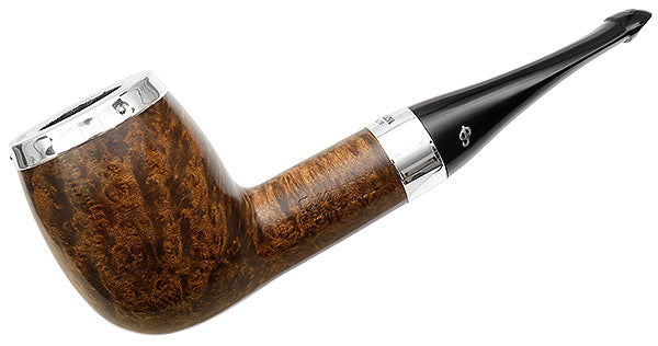 Peterson Pipes House Pipe Oak Silver Cap Billiard P-Lip