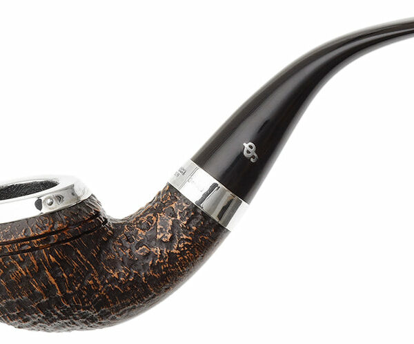 Peterson Pipes Silver Cap Sandblasted (999) Fishtail