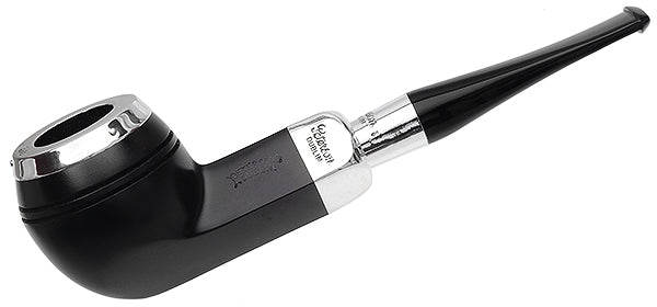 Peterson Pipes Ebony Spigot with Silver Cap (150) Fishtail