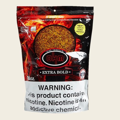 Ohm Extra Bold Pipe Tobacco 16oz Bag