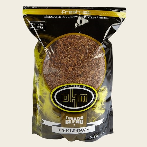 Ohm Turkish Yellow Pipe Tobacco 16oz Bag