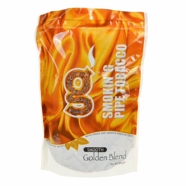 Smokin' G Smooth Golden Pipe Tobacco 8oz bag
