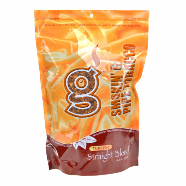Smokin' G Turkish Straight Pipe Tobacco 8oz bag