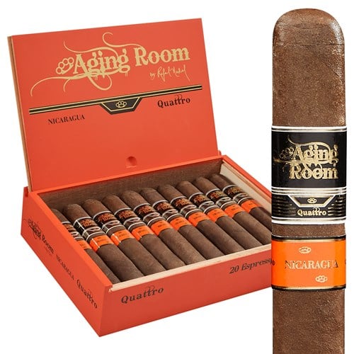 Aging Room Quattro Nicaraguan Espressivo (Robusto) (5.0"x50)