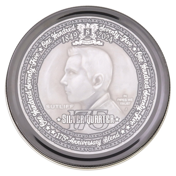 Sutliff 175th Anniversary Silver Quarter Pipe Tobacco