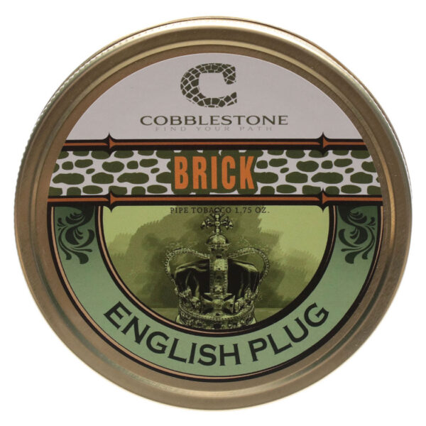 Cobblestone Brick English Plug 1.75oz Pipe Tobacco