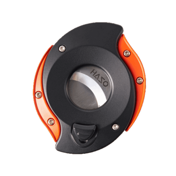 Haso Taiji Cigar Cutter Black and Orange